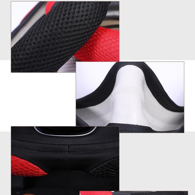 Bread Style Car Steering Wheel Cover Soft Elastic Embossed Handle Cover Family Car SUV Truck