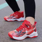 Size 31-39 Child High-top Sneakers Kids Mesh Breathable Basketball Shoes Shockproof Running Shoes Wear-resistant Deodorant Baby Shoes
