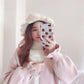 Spring Lazy Style Knitted Cardigan Solid Color Thickened Long-sleeved Bottoming Shirt with Loose Student Sweater Coat