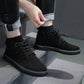 Shoes Men High Sneakers tooling Boots Men Ankle Martin Boots Matte Leather Fashion Non-slip