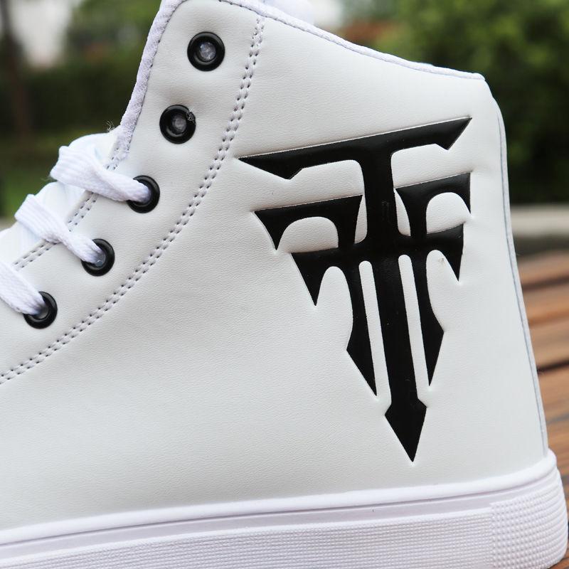 Summer Men's Korean Style High-top Shoes Trendy All-match Height-increasing Shoes Men's High-top Sneakers