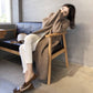 Autumn and winter new loose lapel sweater jacket female long section knit net red warm jacket