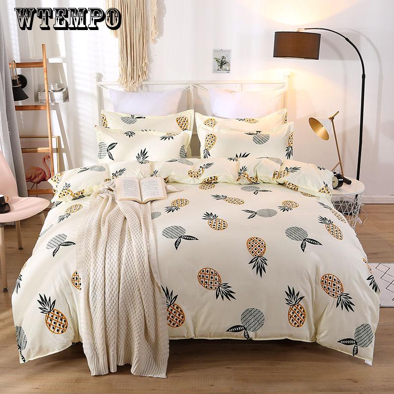 Bedding Set Quilt Cover Single/twin/queen Flower Bedding Set Pillow Case Duvet Cover