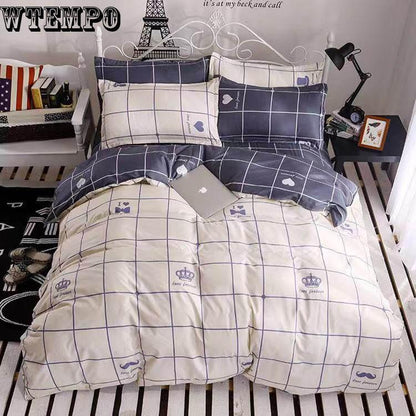 Collection Modern Style Bedding Look Boy Camouflage Reactive Printing Four Pieces