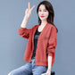 Sweater Cotton Jacket Women Korean Loose Loose Autumn and Winter Thin All-match Jacket Cardigan Sweater Short Baseball Uniform