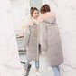 Gold Velvet Cotton-padded Jacket Women's Mid-length Student Winter Jacket Down Cotton-padded Jacket Women