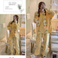 Women's Autumn and Winter Coral Velvet Thick Pajamas Flannel Plus Velvet Outer Wear Home Service Suit