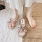 Flower Fairy Sandals and Slippers for Women's Outer Wear Summer Fashion All-match Beach Shoes