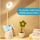 USB Rechargeable Table Lamp Storage Pen Touch Table Lamp for Reading Student Dimmable Desk Lamp