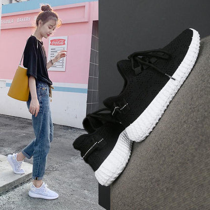 Breathable Coconut Shoes Female Spring and Summer Fashionable Wild Casual Shoes Women's Sports Shoes