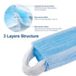 Disposable Earloop Face Protective Mask 3 Layers Anti-bacterial Haze Safety Dust High Elastic Rope Mask