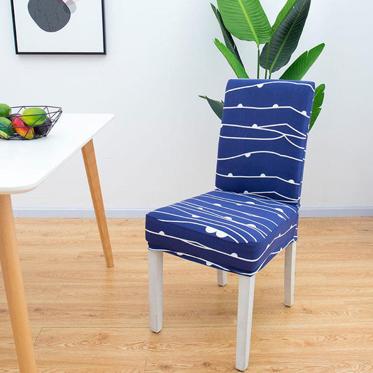 Chair Cover Elastic Printing Dining Stretch Elastic Slipcovers Chair Cover For Kitchen Wedding Hotel