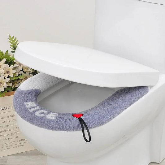 Thickened Toilet Seat Four Seasons Universal Household Toilet Seat Ring Cartoon Cute Toilet Seat