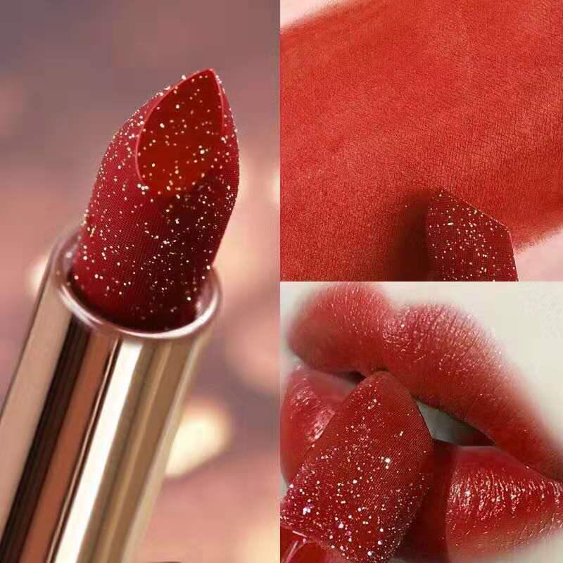 Matte lipstick long lasting non-stick cup lipstick moisturizer lip gloss  makeup nude sexy lips