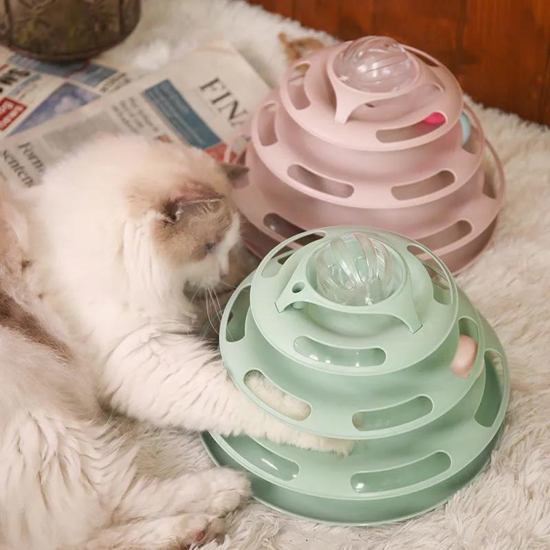 Cat Toy Self-healing Cat Turntable Ball Cat Relieves Boredom and Bite Resistance To Make Cats Artifact
