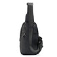 Colorblock Chest Bag Men Black Large Capacity Multi-pocket Crossbody Outdoor Sports Shoulder Bag