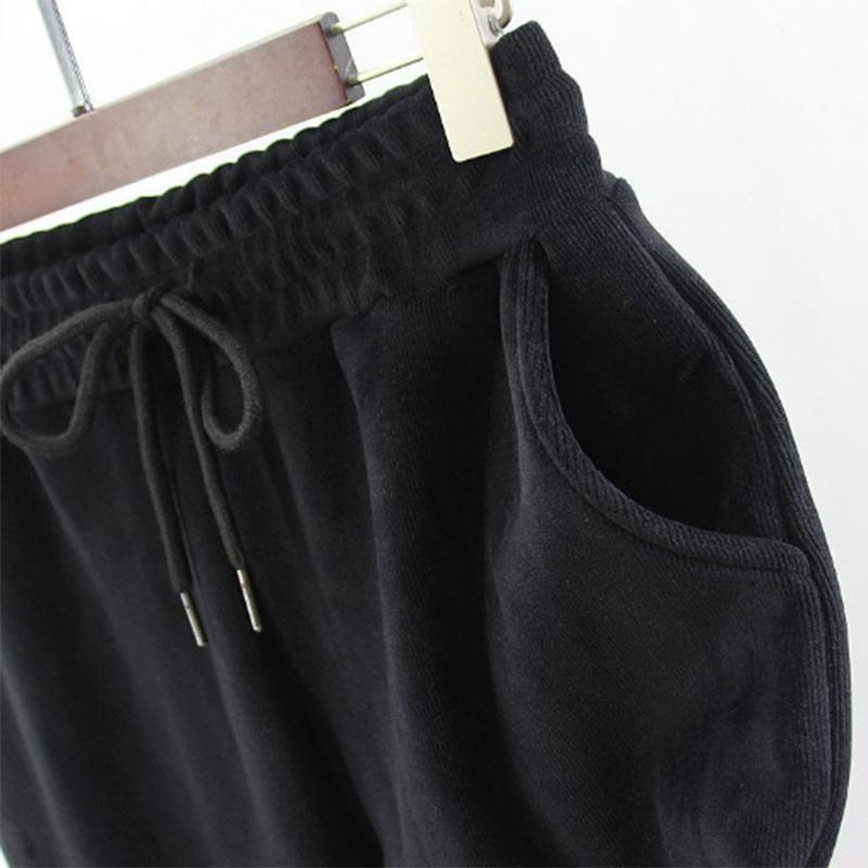 Zipper Hooded Jacket Sweater Women's Suit Spring and Autumn Plus Velvet Thickening Sports and Leisure Two-piece Trend