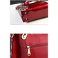 Patent Leather Shoulder Bag Female Evening Party Bag Handbag  Women Sequined Crossbody Tote