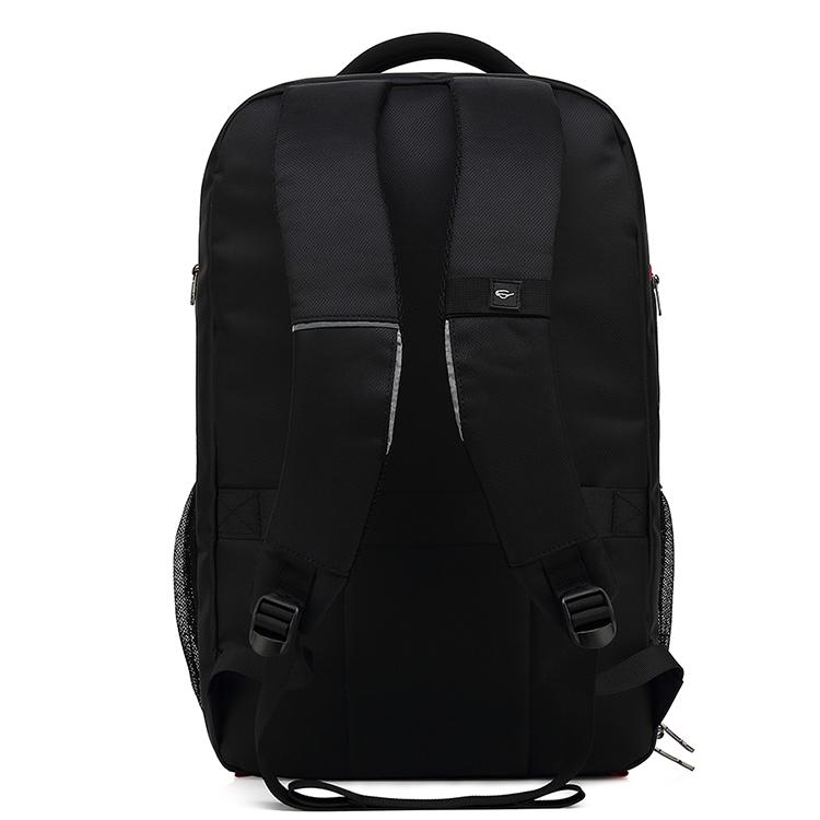 Men's Backpack Waterproof/Large Capacity /USB Charging Laptop Backpack 17 Inch School Bag for Boy Nylon/Canvas Black/Gray PS-501