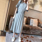Dress Women's Spring Summer Long Loose Large Size T-shirt Skirt Bandage Waist Slimming Over-the-knee Dress