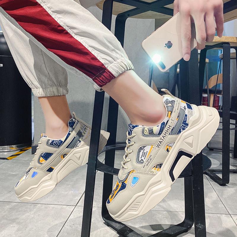 Men's casual shoes Light in summer Daddy shoes men Breathable walking sneakers jogging sneakers