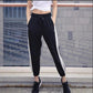 Striped Sweatpants Pleated Quick-drying Stretch Sports Pants Breathable Large Size Yoga Fitness Running Women's Sports Trousers