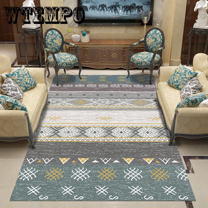 Moroccan Style Large Carpet Soft  Home Decor Children Room Non-slip Carpets for Living Room