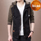 Autumn Mens Jacket Stand Collar Windbreaker Male Hooded Baseball Jackets Casual Plus Size M-4XL