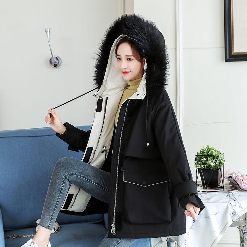 Women's Mid-length Down Padded Jacket Winter Loose Padded Padded Jacket