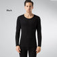 Men Winter Thermal Underwear O-neck Male Autumn Tight Suit Thicken Windproof Comfortable Soft Lining Long Sleeve High Elasticity Slim Spring Pajamas