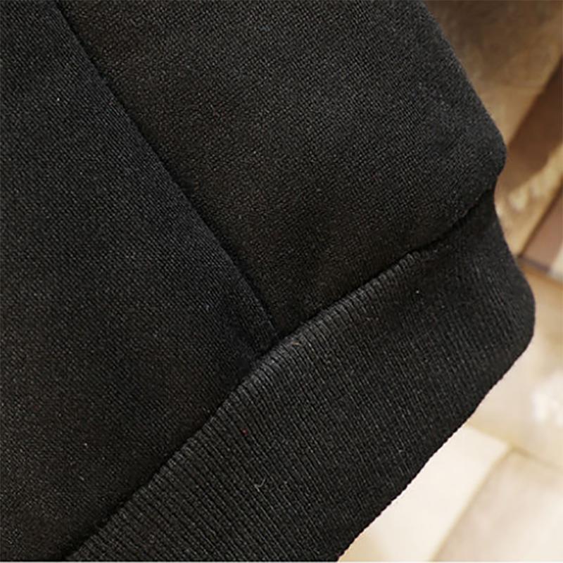 Youth High-neck Sweater Men Plus Velvet Warm Casual Loose Sweatshirts
