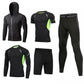 5pcs Men's Gym Workout Sports Suit Fitness Compression Clothes Running Jogging Sport Wear Workout