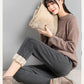 Plush Thickened Sweatpants Women's Winter Loose Guard PANTS LEGGINGS Women's Pants Lamb Cashmere Pants Outer Cotton Pants Autumn and Winter Women