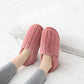Women's Autumn and Winter Cotton Slippers Thick Bottom Warm Plush Cotton Shoes Couples Lover's Home Anti-Slip Slippers
