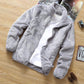 Fall/Winter Mens Stand-up Collar Sweater Polar Fleece Men's Double-sided Fleece Sweater Thicken Warm Sweatshirt
