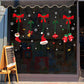 Christmas stickers cartoon pendants personalized window Christmas socks shop glass door stickers