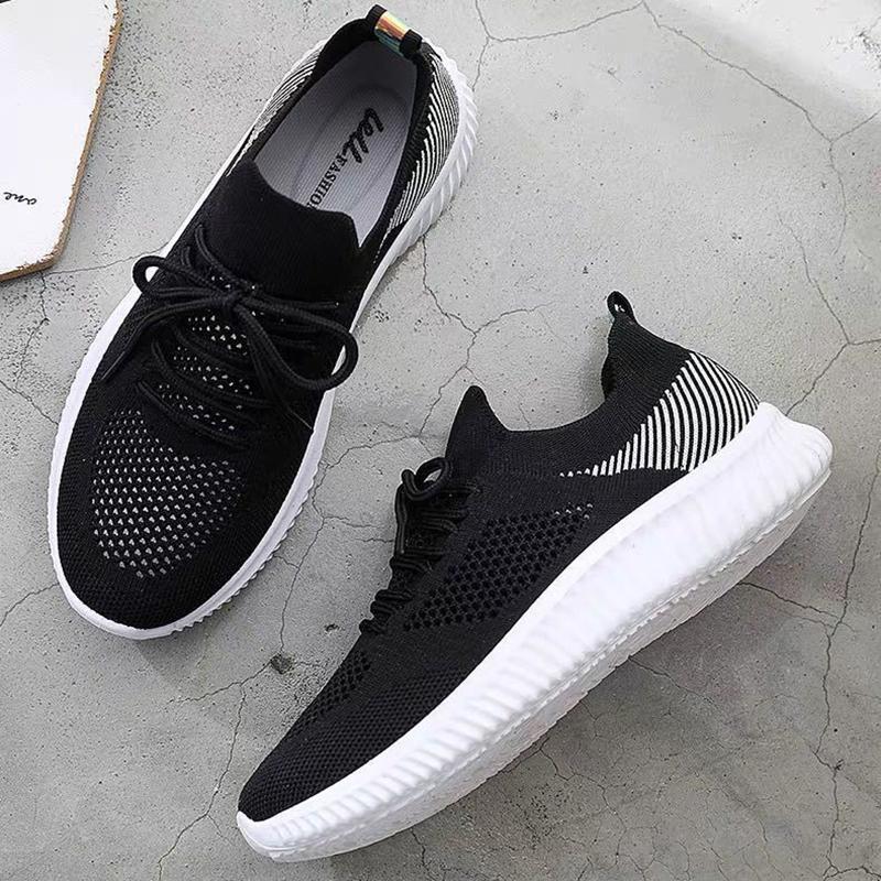 Spring White Shoes Women's Shoes Breathable Sports Mesh Wild Summer Thin Hollow Blank Shoes
