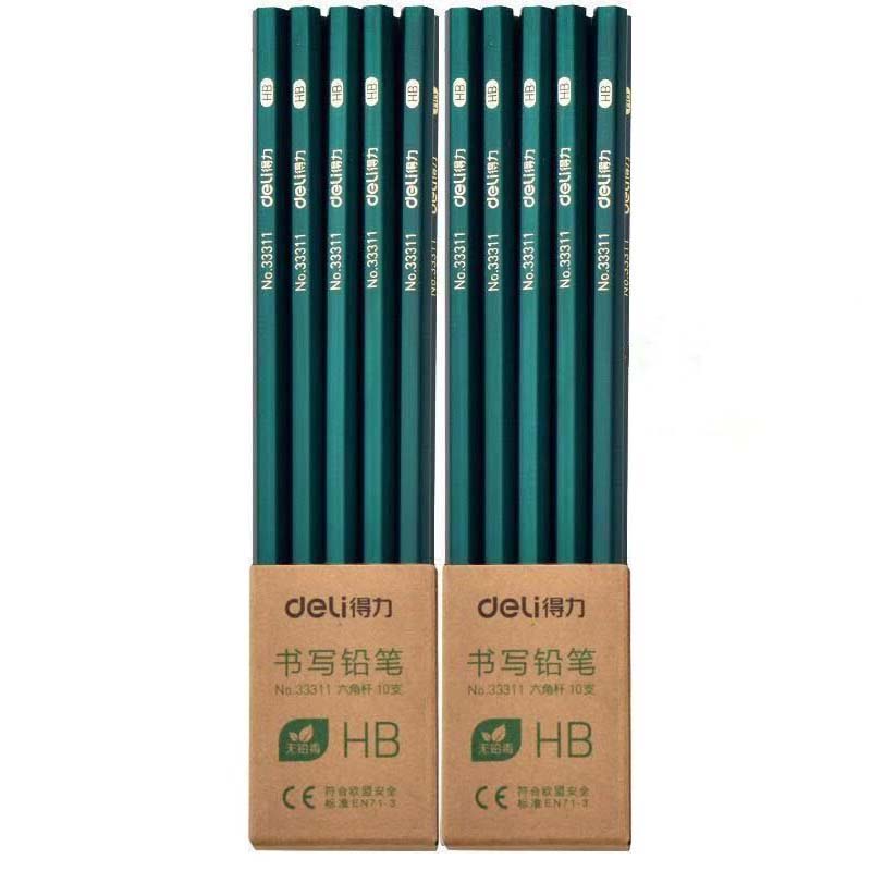 Hb2B2H Log Non-toxic Pencil Student Writing Test Drawing Hexagonal Rod Pencil