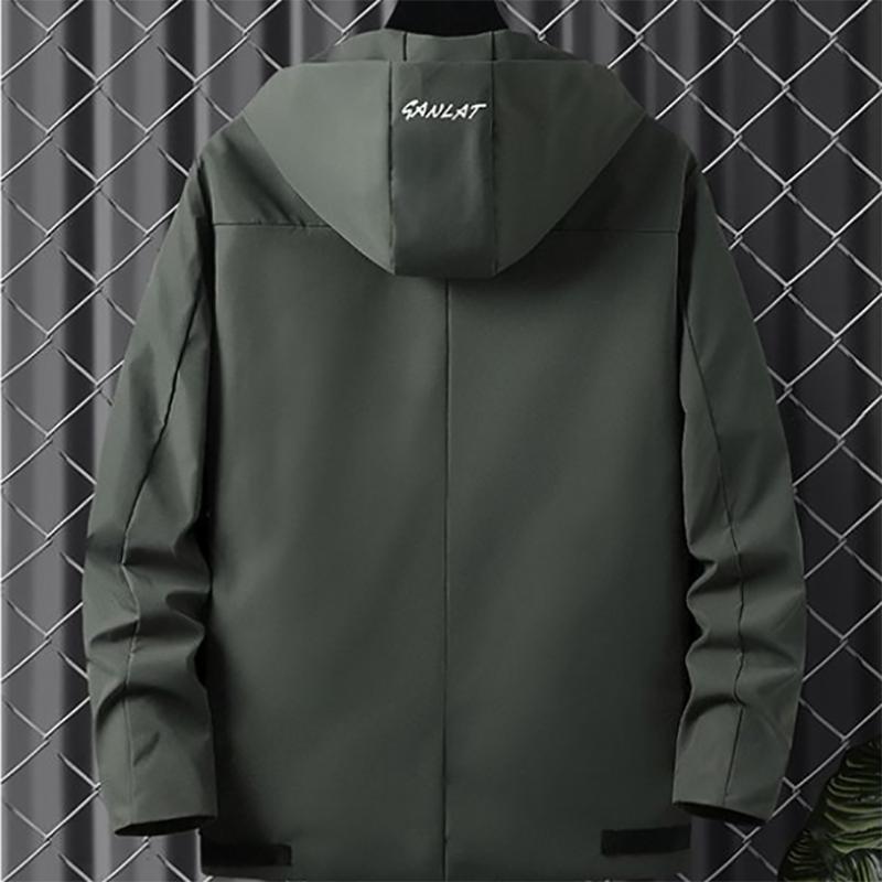Men's Autumn and Winter Jackets Leisure Loose Slim Trend Jacket Young and Middle-aged Stand-up Collar Coats