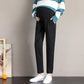 Pregnant Women's Pants Wear Fashion Large Harlan Pants In Spring and Autumn, Plush, Casual Straight Tube and Loose Abdomen In Winter