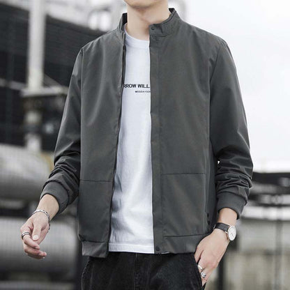 Men's Jacket Spring and Autumn Trend Autumn Shirt Casual High-end Men's Clothing Jacket