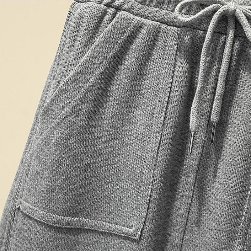 Side Slit Zipper Women Large Size Cotton Skirt with Elastic Waist A-line Skirt with Long Solid Color Sport Style