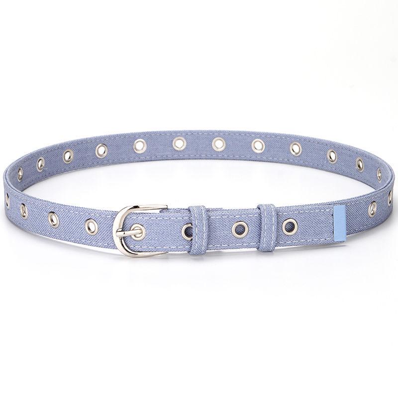 Canvas Belt Ladies Pin Buckle Belt Wild Jeans Dress Female Students Classic Trend