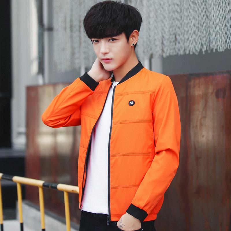 Fashion Stand-up Collar Jacket Men's Casual Jacket Plus Size Men's Clothing Wild Jacket