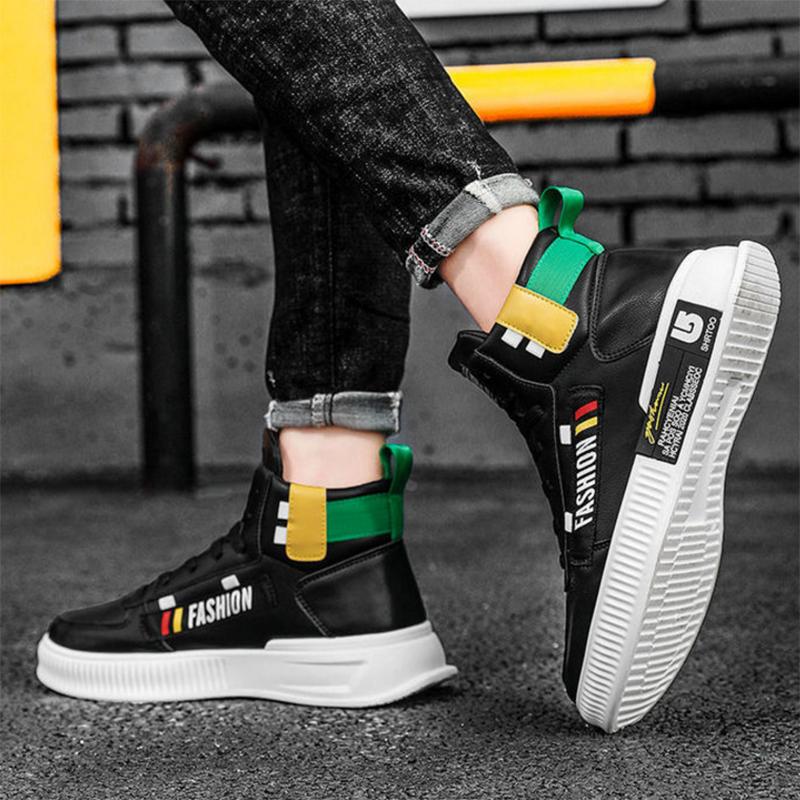 Men's Shoes Korean All-match Trend High-top Sports Shoes Casual Men's Shoes