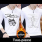 Autumn and winter warm sweater trend wild clothing shirt men T shirt long sleeve T shirt men