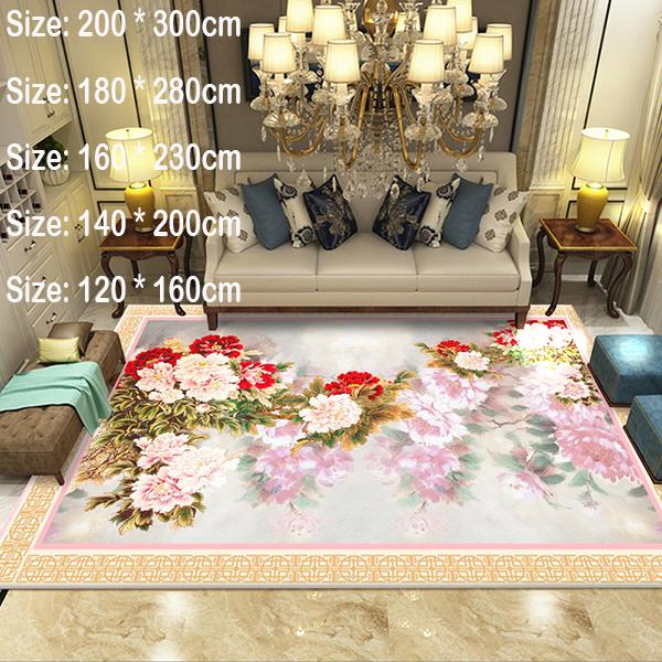 Chinese style big rug study rug bedroom bedside mat living room rug coffee table rug