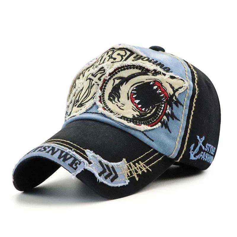 Men's Outdoor Hat Baseball Cap Men's Cap Cotton Peaked Cap Trend Versatile Sun Cap Sunscreen Cap