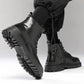 British Style Fashion Trend Martin Boots Men's High-top Shoes Korean Leather Boots All-match High School Boots for Students