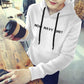 Korean Version Spring and Autumn Men's Casual Pullover Hooded Sweater Loose Coat Long-sleeved Top Embroidered Pattern Hoodie